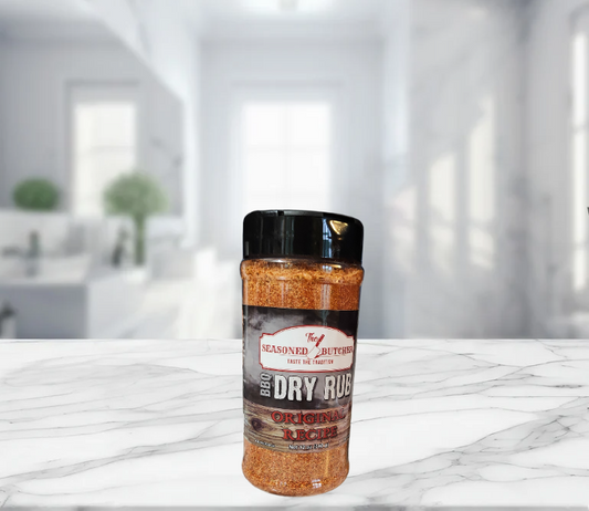 The Seasoned Butcher Original BBQ Dry Rub (12 OZ. shaker bottle)